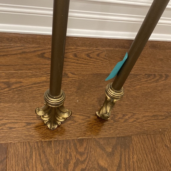 Gold Drapery Rod. Two rods. - Picture 3 of 8